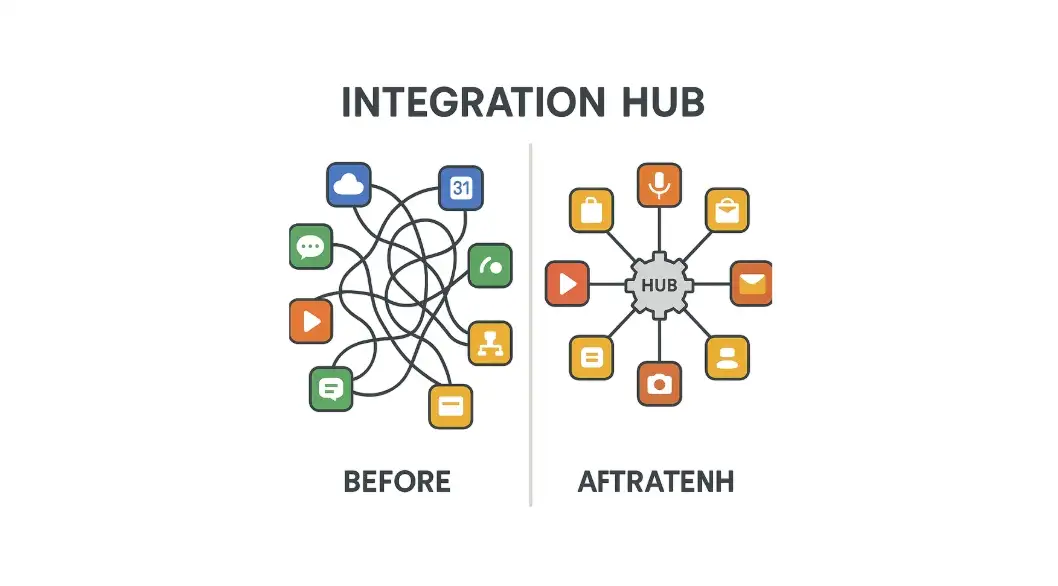 Integration Hub (Modern ESB or iPaaS) – The Air-Traffic Tower