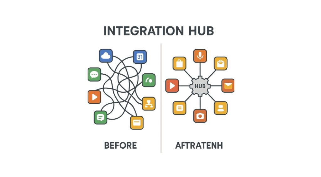Integration Hub (Modern ESB or iPaaS) – The Air-Traffic Tower