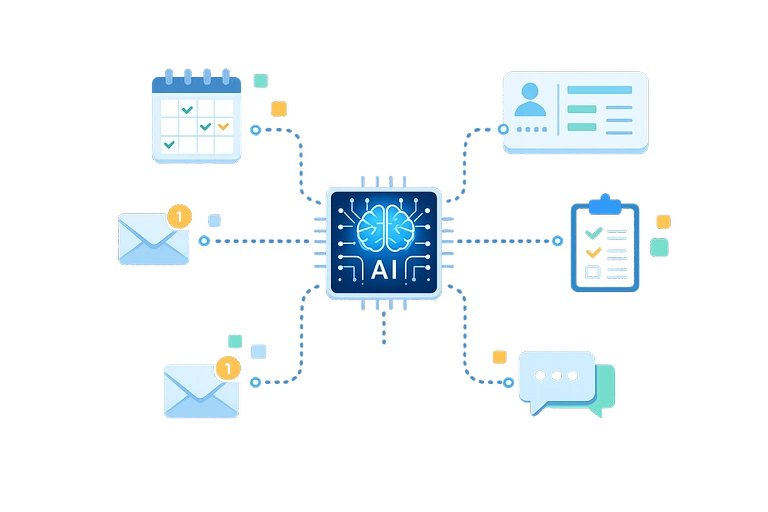 How AI agents connect post‑event follow‑up systems