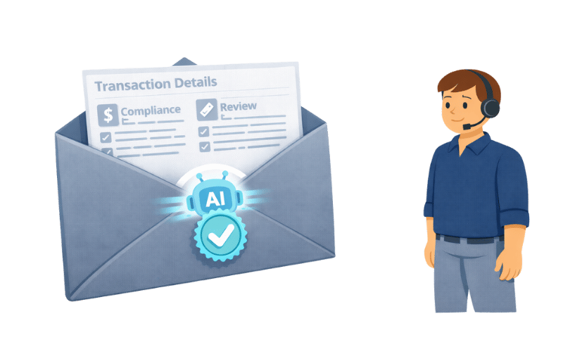 What question resolution looks like with AI agents in place