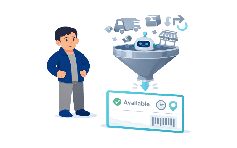 How AI agents help answer inventory questions automatically