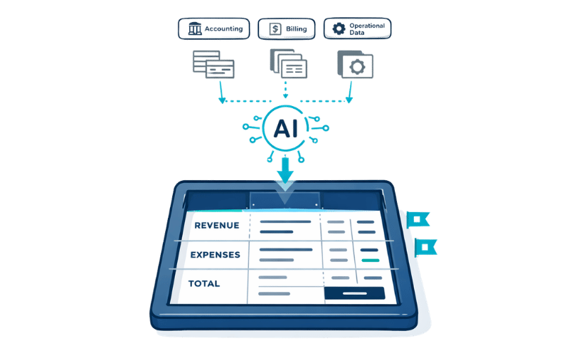 How AI agents support financial reporting directly