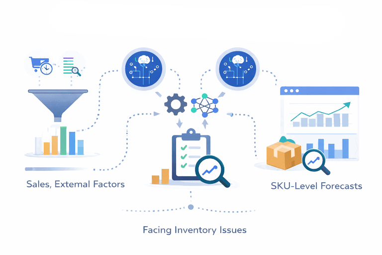 Using AI agents for retail inventory forecasting