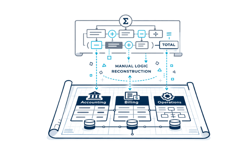 What actually creates the need for spreadsheet workarounds