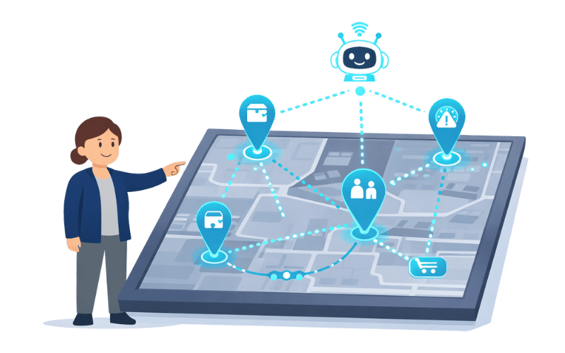 What causes visibility gaps across retail operations