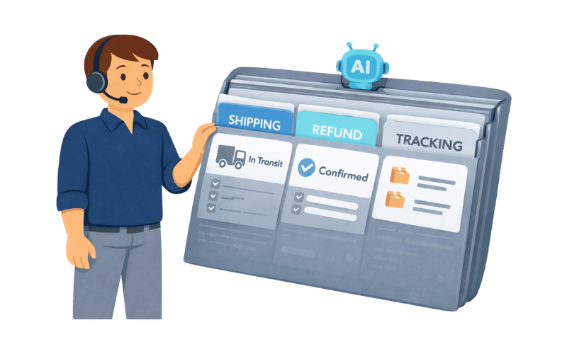 What order resolution looks like with AI agents in place