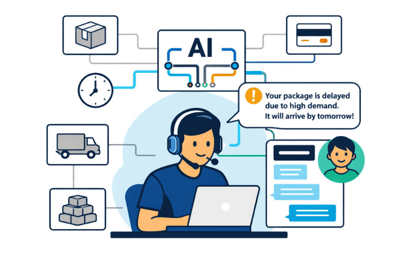 How AI Agents Help Support Teams Explain Order Issues to Customers Clearly